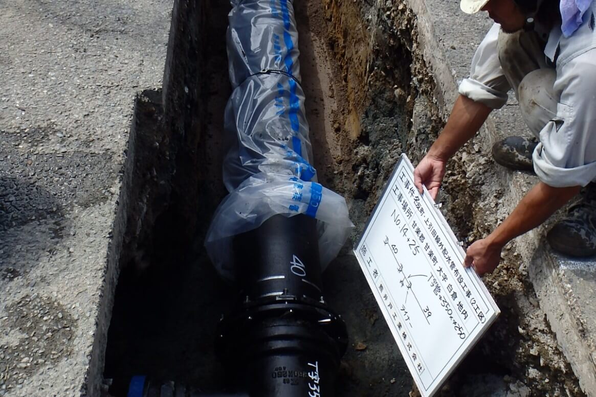 反町、上引田線外配水管工事（水道）