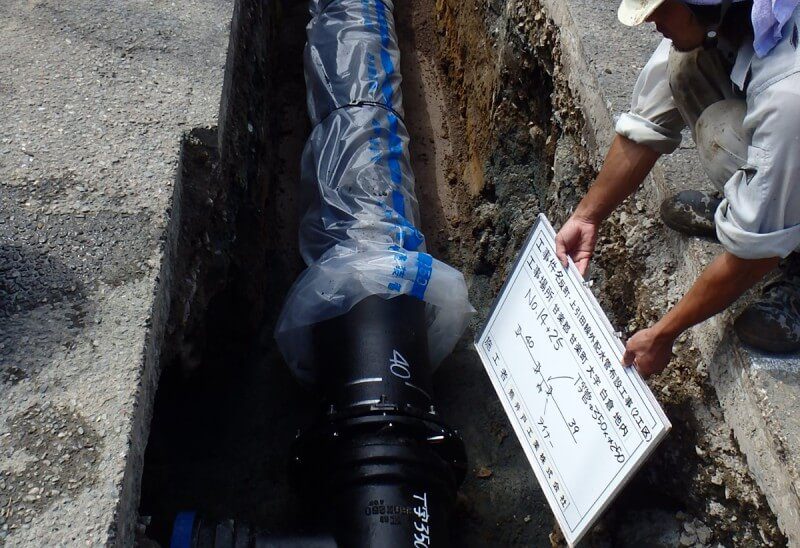 反町、上引田線外配水管工事（水道）