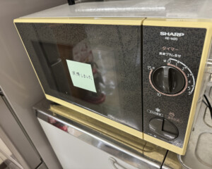 電子レンジが故障しました(´・ω・`)